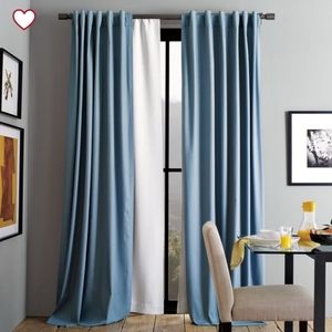 2 West Elm Blackout Panels White color NEW